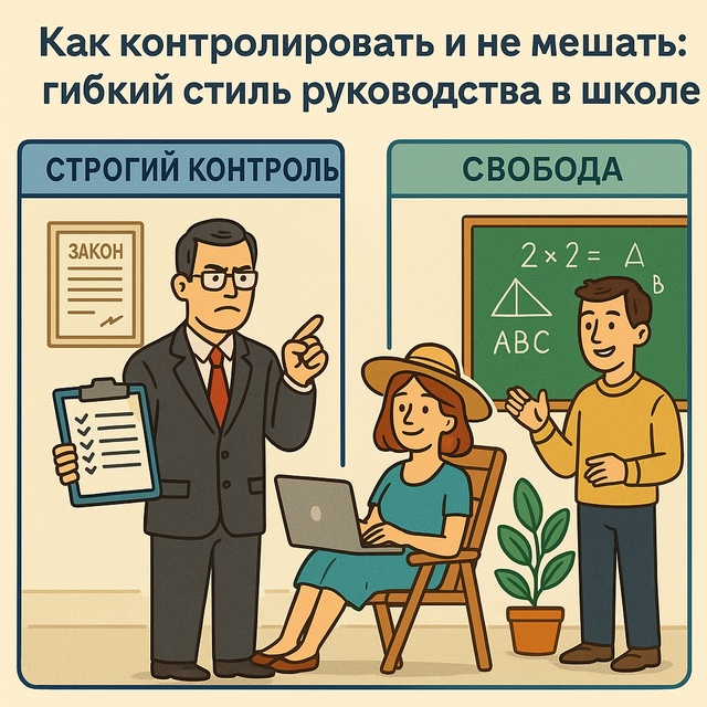 Гибкий стиль руководства в школе.